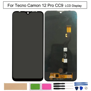 Для Tecno Camon 12 Pro CC9 Экран телефона ЖК-дисплей Сенсорный экран Дигитайзер в сборе + Инструменты 100% Протестированы