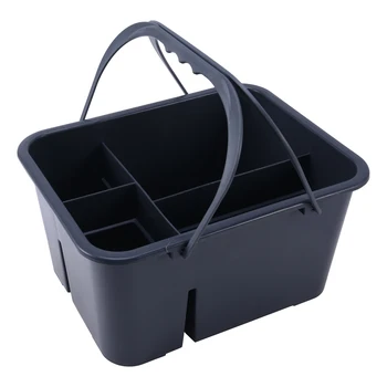 Корзина для уборки всякой всячины Пластиковый Переносной Ящик для инструментов Корзина для хранения Гостиничных средств для уборки и санитарии Корзина для инструментов