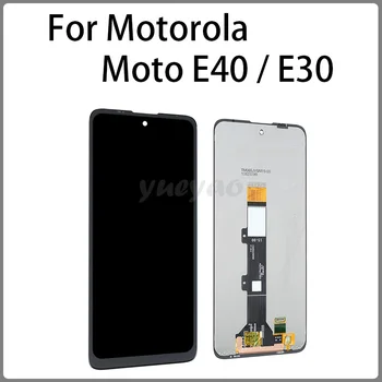 Оригинальный ЖК-дисплей, сенсорный экран, Дигитайзер в сборе, Запасные части для Motorola Moto E40 / E30